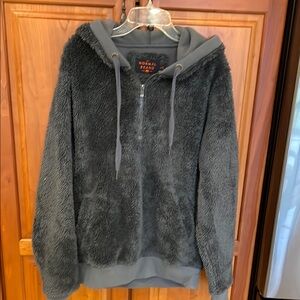 The Normal Brand Gray Fleece Hoodie